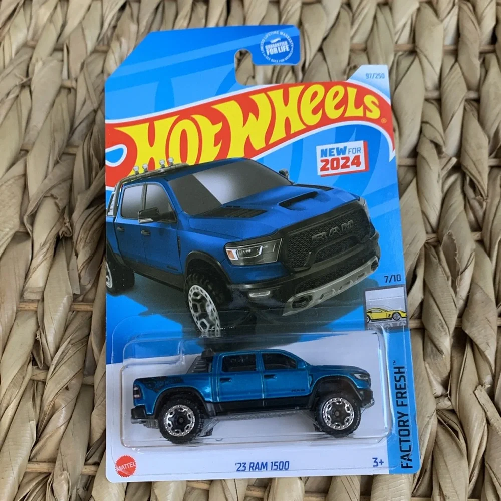 2023 Ram 1500 Hot Wheels Pickup Truck Blue Hotwheels 2024 Casting New